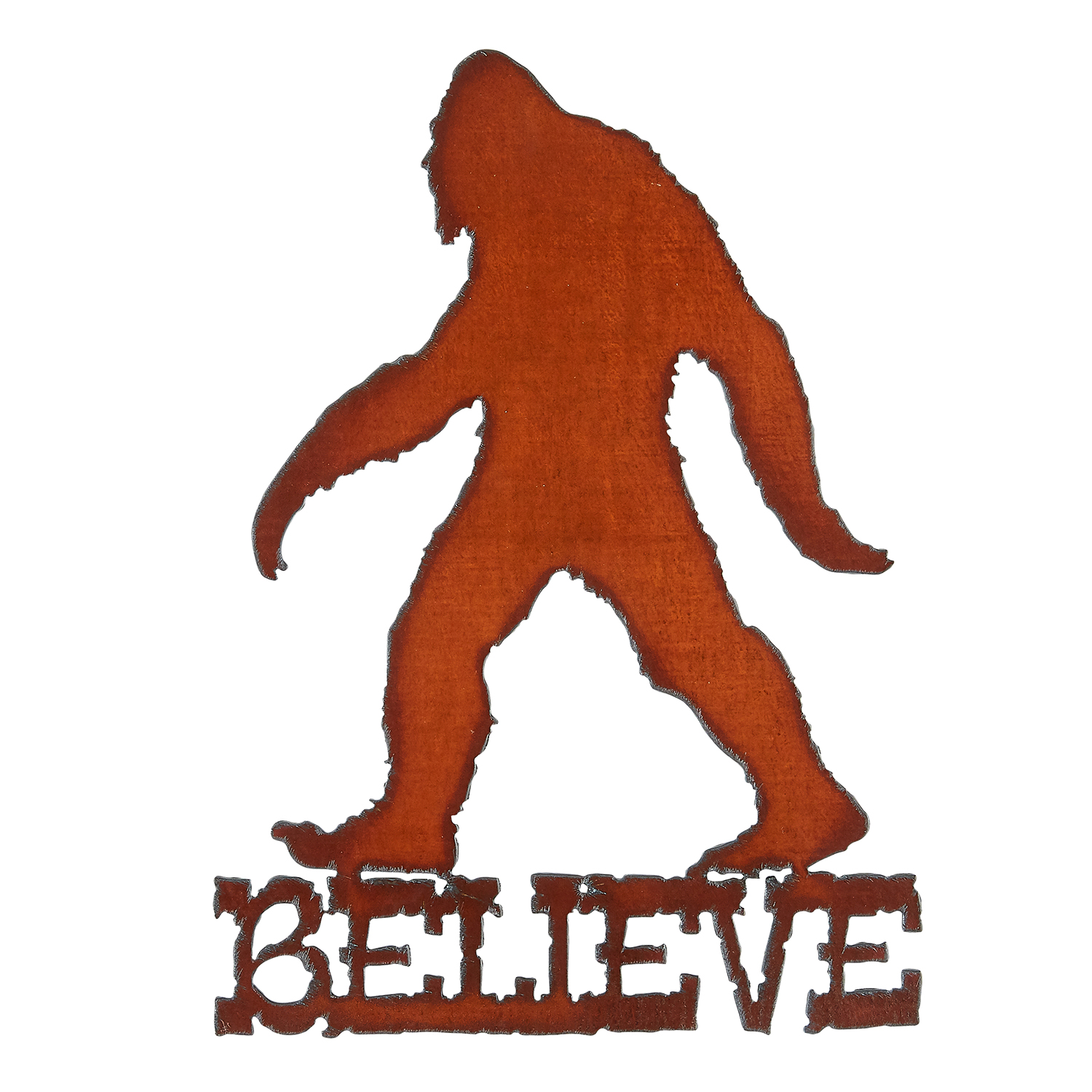 Believe w/ Sasquatch Image Welcome Sign - Click Image to Close